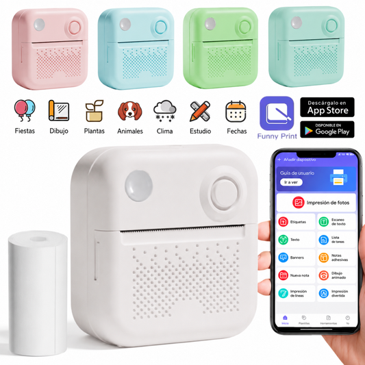 Mini Impresora Térmica de Bolsillo Portátil
